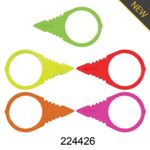 26mm wheel nut safety indicator installed on commercial vehicle wheel for fleet safety