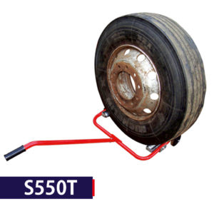 Sarv heavy duty truck and bus wheel dolly for workshops