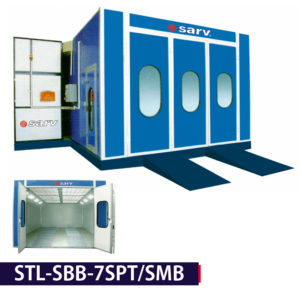 Sarv Advanced Spray and Bake Paint Booth for cars and LCVs in auto workshops