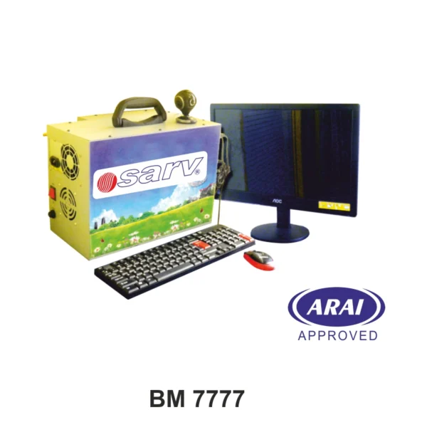 Sarv BM-7777 diesel 5 gas analyser for truck and bus emission testing