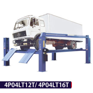 Sarv commercial vehicle 4 post lift with runways