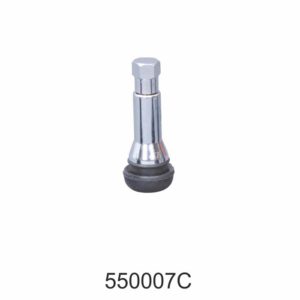 Chrome tubeless tyre valve for car and two wheeler tyres