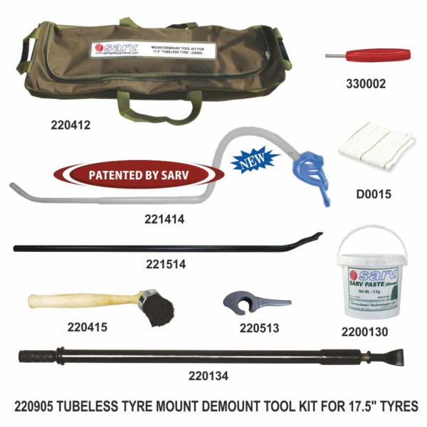 - Mount Demount Tool Kit for 17.5" Tyre