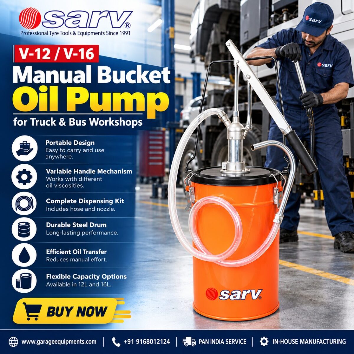 Bucket Oil Pump - 1