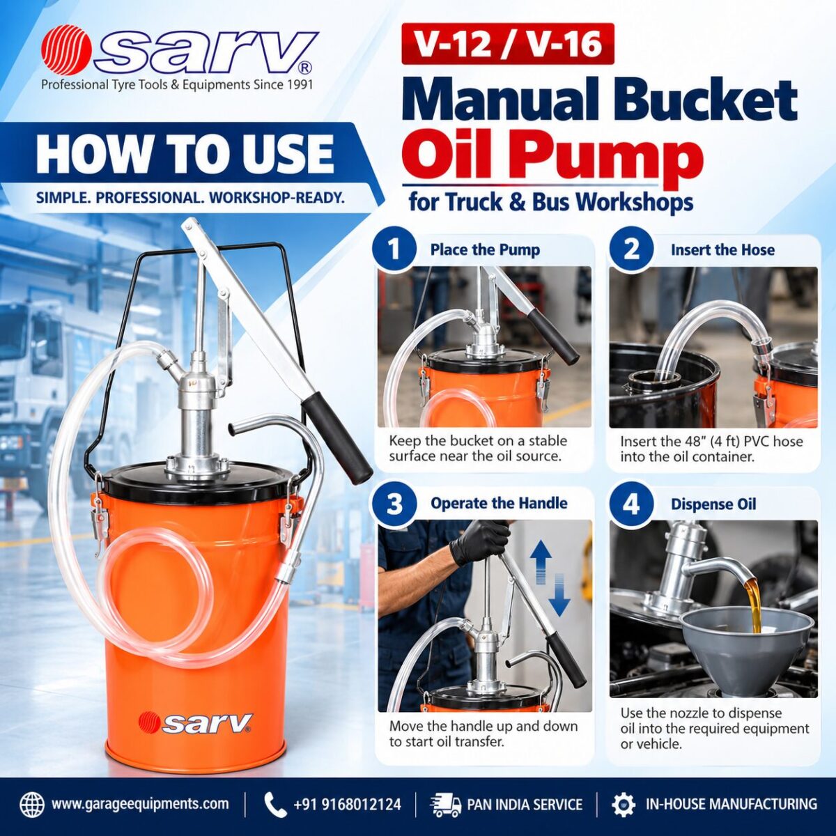 Bucket Oil Pump - 4