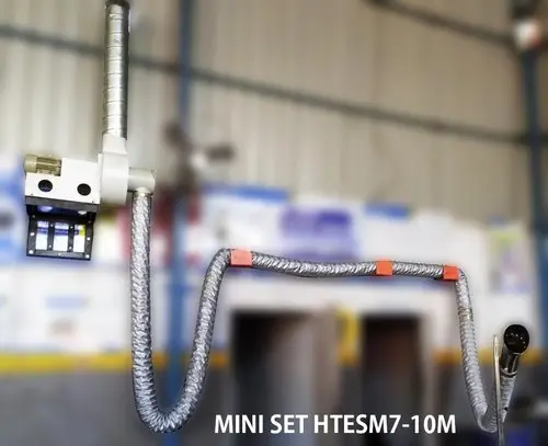 heavy vehicle exhaust extraction mini system for DPF regeneration workshop use