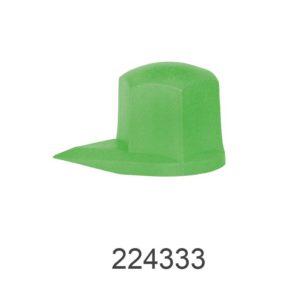 33mm lower pointer wheel nut indicator fitted on commercial vehicle wheel for safety inspection