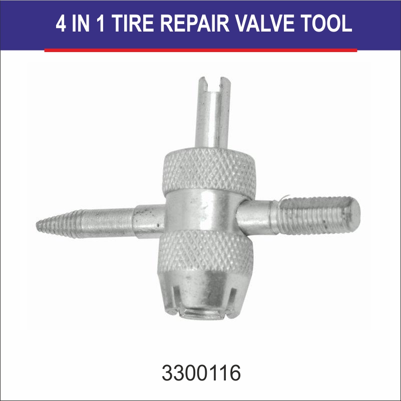 4 in 1 Tire Repair valve tool from Sarv! Learn how to use it.