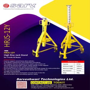 HRJS-12Y - High Rise Jack Stand for Trucks & Buses