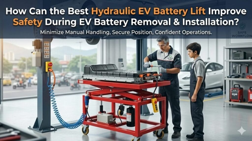 Best Hydraulic EV Battery Lift for Safe EV Battery Handling
