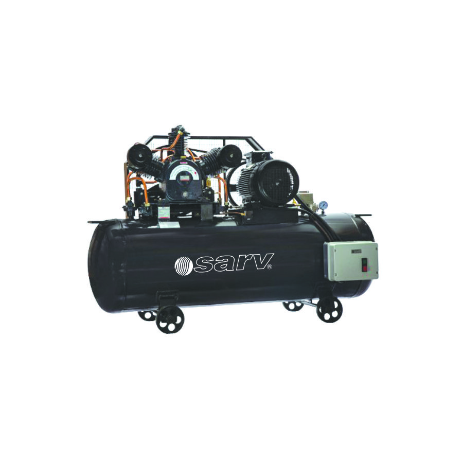 Two Stage Air Compressor 15HP 500L | Sarv Garage Equipments Heavy Duty Two Stage Air Compressor 15HP 500L Tank | Buy Two Stage Air Compressor