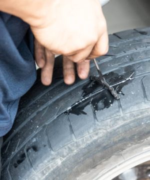 tubless tyre puncture repair