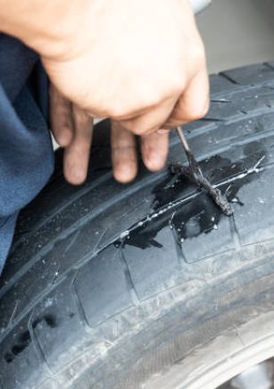 tubless tyre puncture repair